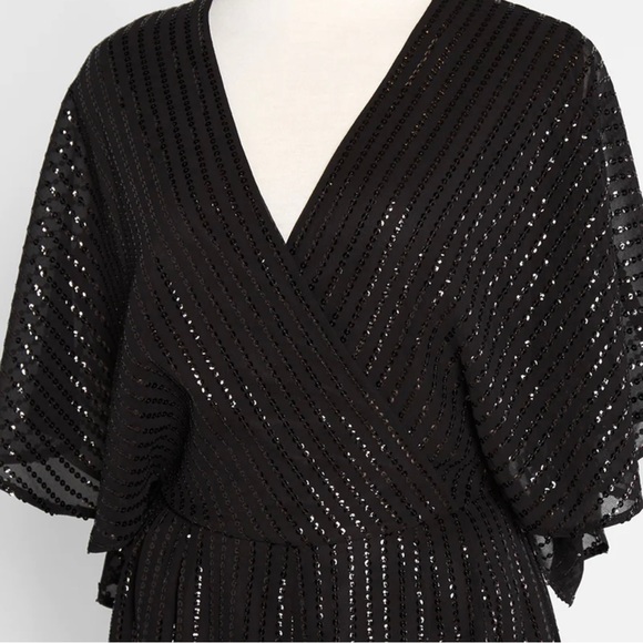 Modcloth Twinkle Like Starlight Disco Dressy Jumpsuit S - Picture 3 of 9